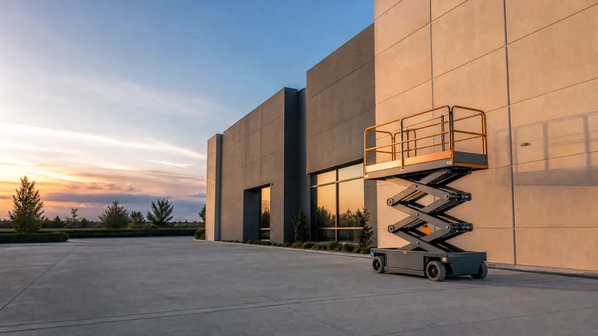 Rough Terrain Scissor Lifts jobsite access in Nashville